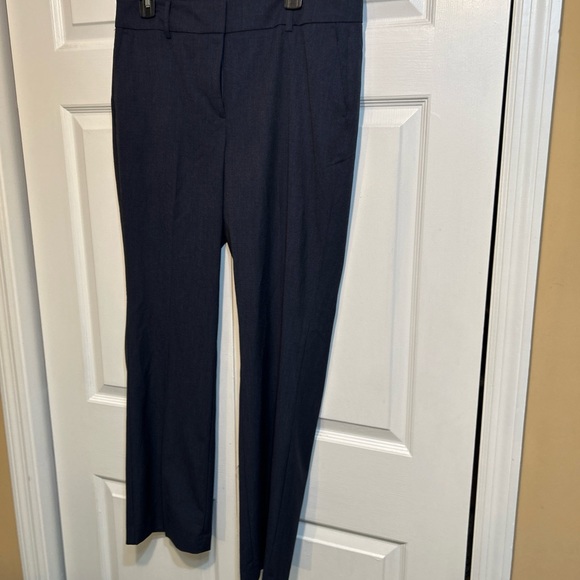NWT Ann Taylor Factory Signature Pants Trouser Size 12 Straight Blue Flat Front - Picture 5 of 12